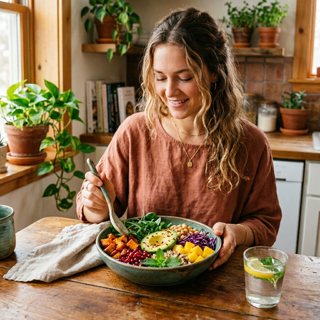 🍎 High-Vibe Food: How to Eat for Your Mood (Not Just Your Body)