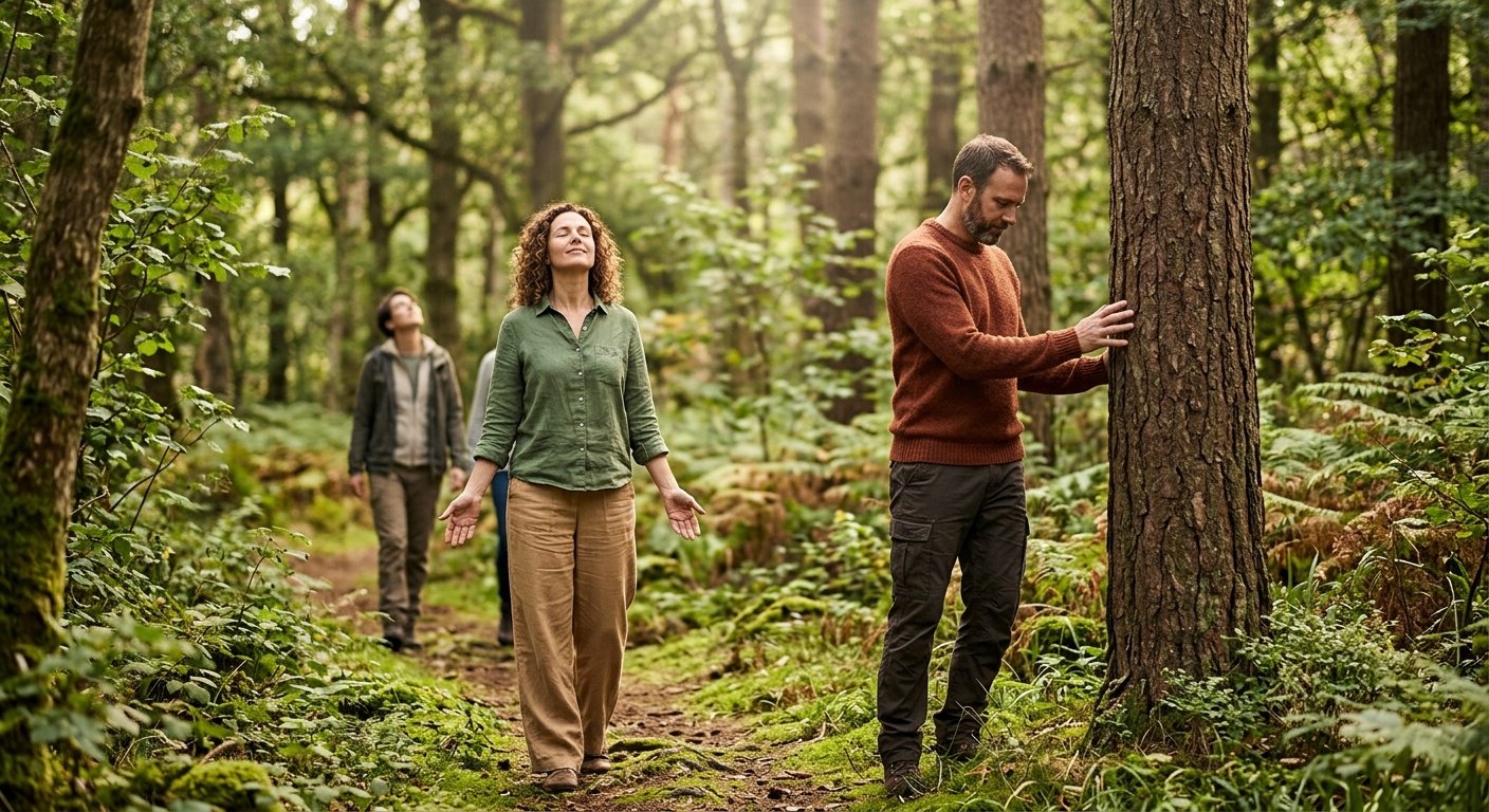 Beyond Exercise: How Forest Bathing Heals the Mind Through the 5 Senses